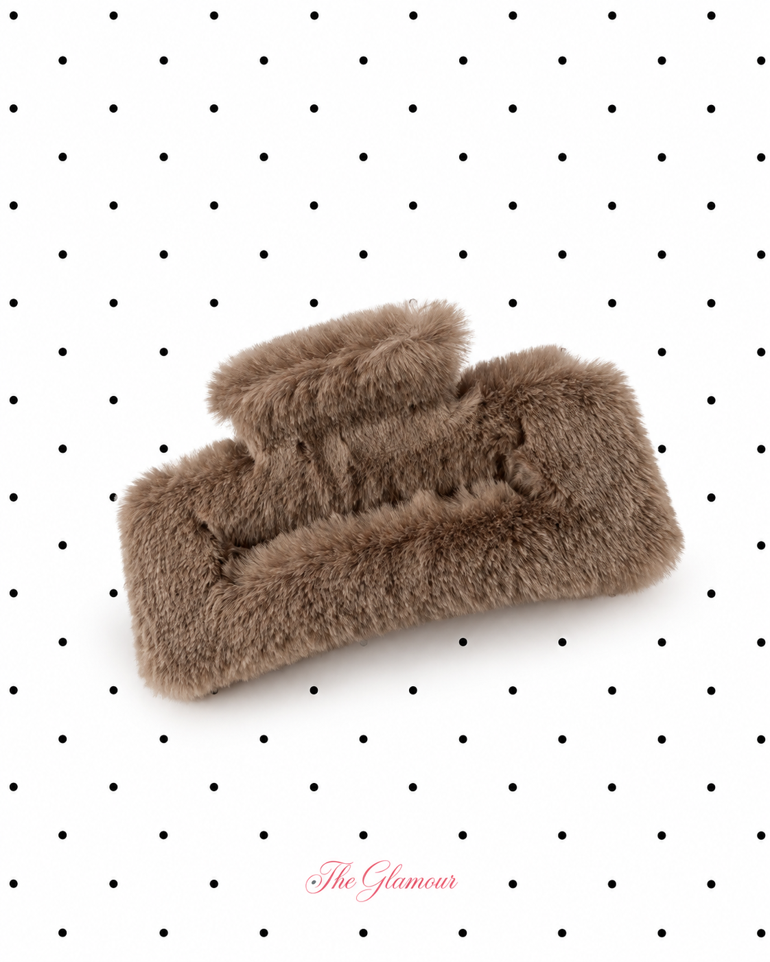 BROWN TEDDY CLIP