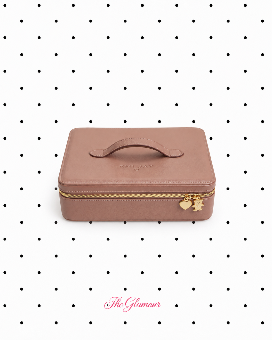 EMI JAY ON THE WAY VANITY CASE IN TOASTED SUGAR